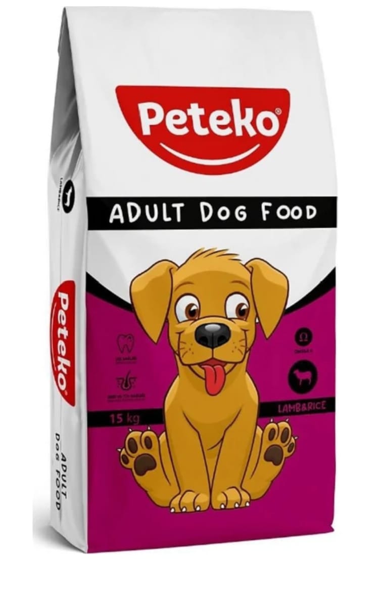 PETEKO YETİŞKIN KUZULU KÖPEK MAMASI