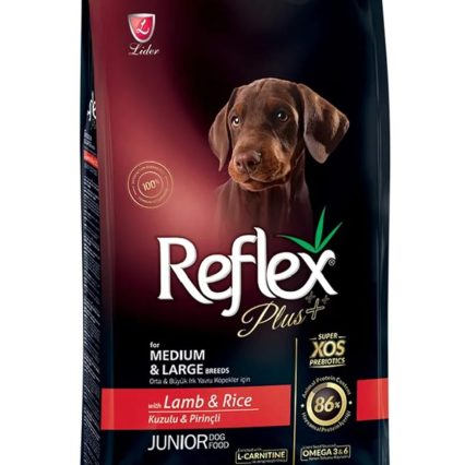 Reflex Plus 15 Kg Kuzu &pirinç Orta&büyük Irk Yavru Köpek Maması