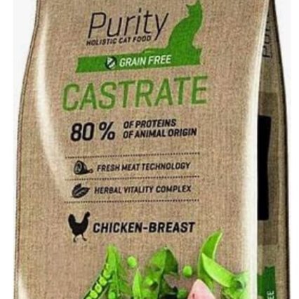 Fitmin Purity Castrate Tahılsız Tavuk ve Bezelyeli Kısırlaştırılmış 10 kg Yetişkin Kuru Kedi Maması