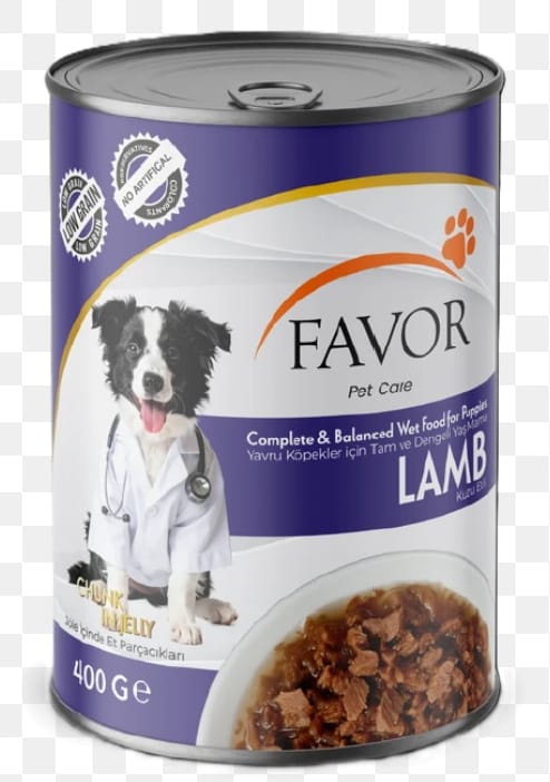 Favor Favor Kuzu Etli 400 gr Yavru Konserve Köpek Maması