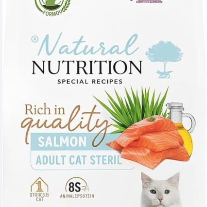 Natural Nutrition Premıum Somonlu Kuru Kısırlaştırılmış Kedi Maması 12 kg Salmon Adult Cat