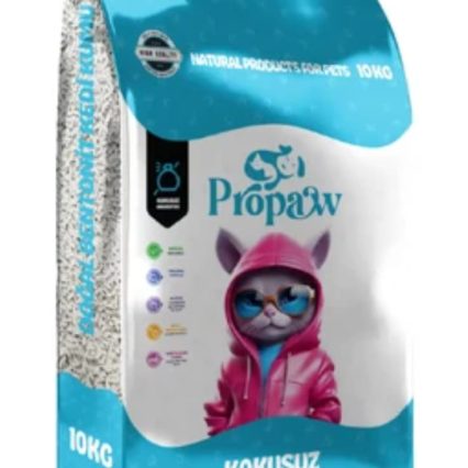 Propaw Ekstra Topaklanan, Kokusuz Sodyum Bentonit Kedi Kumu 10 kg
