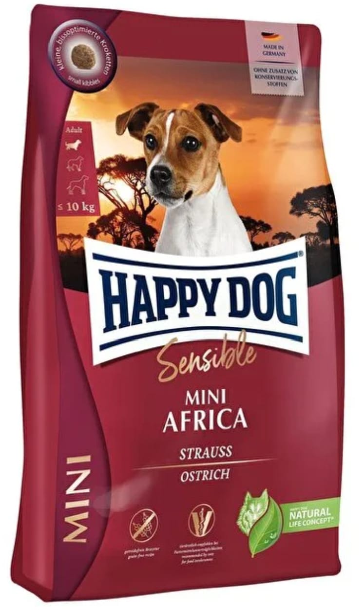 Happy Dog Mini Sens. Africa Yetişkin Kuru Köpek Maması 4 Kg