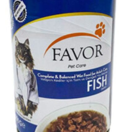 Favor Balık Etli Kedi Konservesi 400 Gr
